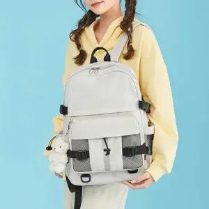 네추럴 백팩 남녀공용 노트북 텀블러 우산 수납 방수 여행용백팩 대학생가방 직장인백팩