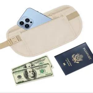 여행용 초슬림 초경량 소지품 보호 밴딩 밀착 힙색 여자크로스백 여성캐주얼크로스백