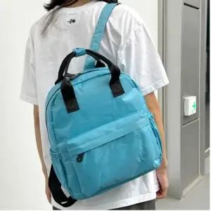 캐주얼 데일리 손잡이 백팩 지퍼포켓 여행 가 캐주얼 소지품