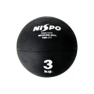 [에이치플러스몰]니스포 고무 메디신볼 3kg 웨이트볼