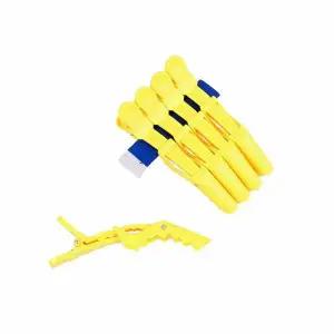 머리묶기 헤어스타일 옐로우 헤어 헤어잡기 집게