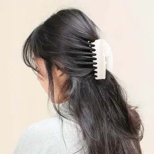 헤어고정 예쁜핀 헤어액세서리 무광웨이브 집게핀