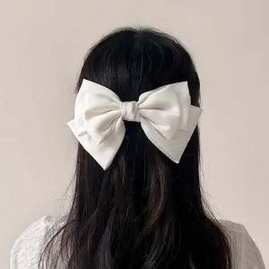 매듭 3단 헤어핀 화이트 헤어고정 엔젤슈슈 여