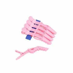 집게핀 헤어아이템 5P 머리묶기 핑크 머리핀
