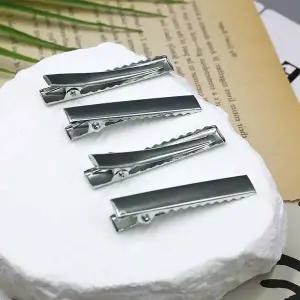 헤어클립 100P 메탈 뿌리 부자재 가르마 머
