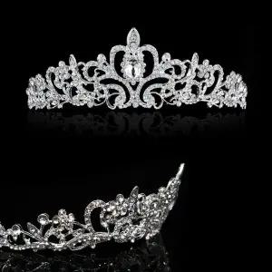 신부 머리묶기 티아라 소품 웨딩 왕관 헤어고정