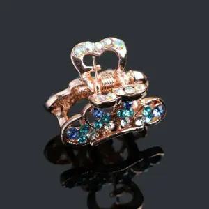 블루 아이템 헤어핀 집게핀 장식 액세서리 머리