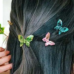 예쁜핀 헤어핀 머리핀 집게 나비 여성머리핀 헤