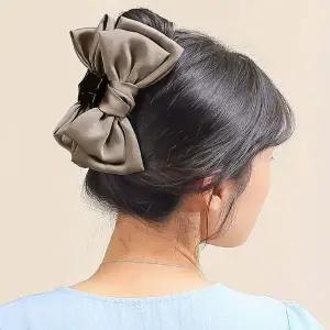 코코아 머리묶기 헤어 왕리본 예쁜핀 헤어잡기