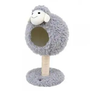 고양이스크레쳐 고양이 양타워 숨숨집 그레이 스크래쳐 하우스 1P