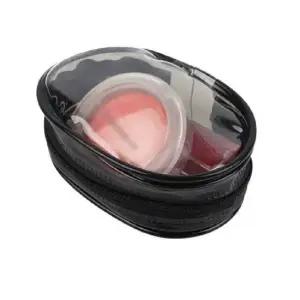 파우치 보관 미니 지퍼형 타원형 투명 PVC ZF 투명파우치 미니파우치 동전지갑