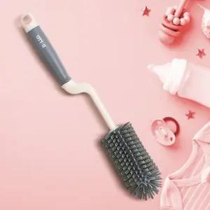 납작모 실리콘젖병솔 텀블러세척솔 병닦는솔 물병솔 젖병솔 젖병세척솔 텀블러세척솔