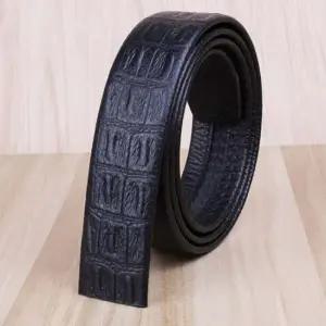 수트핏 자동버클 교체용 소가죽 벨트띠 혁띠 생활용품 가정용품 생필품