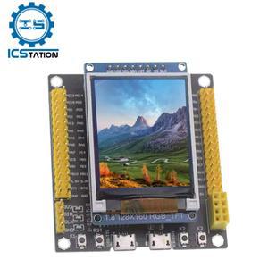 마이크로 컨트롤러 STM32 개발 보드 STM32F103RCT6 1.8 인치 TFT LCD 디스플레이 화면 DC 2V-3.6V, 2M 바이
