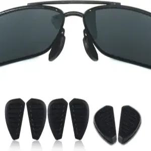 6PCS 안경 코 패드에 미끄러짐 선글라스 패드 교체 17mm 미끄럼 방지 논슬립