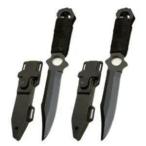 수중나이프 다이버칼 캠핑 420C 고정블레이드 1+1