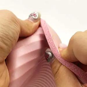 NBR 핑크 홈트 요가매트 10mm 운동