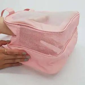 수영가방 목욕가방 트윈 핑크 메쉬 방수 대형 2단