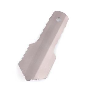 초경량 티타늄 캠핑 트롤 배낭 여행용 휴대용 삽 작은 배변 하이킹 정원 긴 손잡이