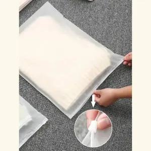 휴대용 여행용 지퍼백 투명 파우치 특대형(28cmx40cm) 다용도파우치