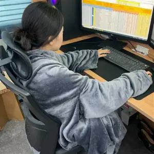 극세사 입는담 담요 겨울 이불 집순이 대형 거실