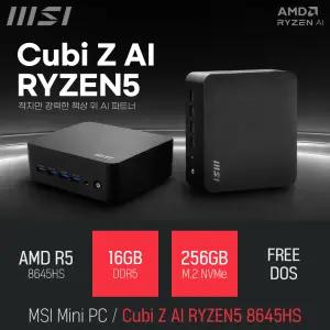 ⓒ MSI Cubi Z AI 라이젠5 8645HS 16GB 256GB / 업무용 사무용 인강용 AI 비즈니스용 미니PC