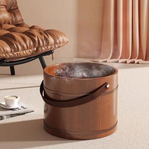 원목 족욕통 마사지샵 습식 족탕기 25cm