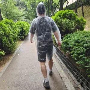 방수 신상품 우비 일회용 장화 비닐 세트 프리미엄