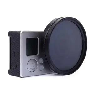 4 3 액션캠 호환 CPL 편광 필터 52mm 커버 어댑터 캡 자외선 마운트 UV 차단