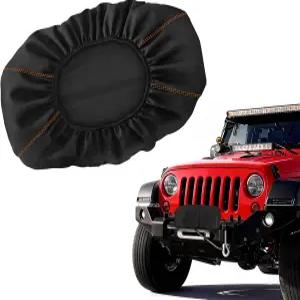 림윅 윈치 커버 600D 방진 보호 배들랜드 12000파운드 방수 최대 17500파운드 전기 찢어짐 방지 실내/외