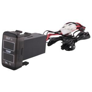 자동차 내부 및 외부 듀얼 온도 디스플레이 도요타 코롤라 레이즈 프라도 프리우스용 센서