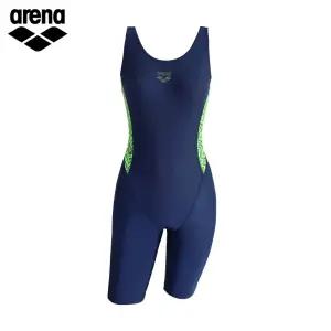 [아레나]아레나 일반 4부 반신 U백 네이비 여성 반전신 수영복 A4SL1LD14