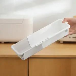 ( )길이 서랍 정리함 신축 서랍 수납함 펜트리 중형 다용도 플라스틱