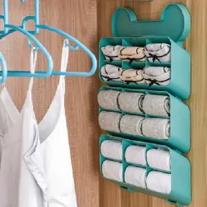 (색상 랜덤배송)플라스틱 옷장 정리함 다용도 서랍 정리함 칸칸 수납