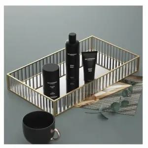 ( )인테리어 스트라이프 정리함 다용도 프레임 정리함 수납함 유리