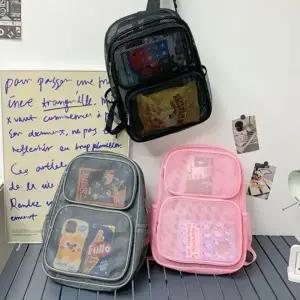 스포티 초경량 백팩 스트릿 학생 백팩 메쉬 수납 일상