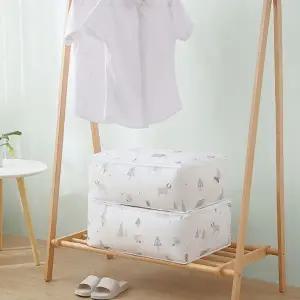 ( )다용도 의류 정리함 소프트 옷장 정리함 지퍼형 수납함 접이식