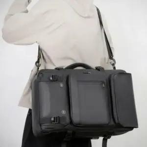 (색상 블랙)여러 수납 공간이 있는 비즈니스 가방 백팩 남성