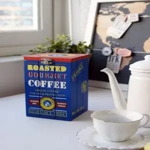 ( )카페 블루 수납박스 1P 인테리어 정리