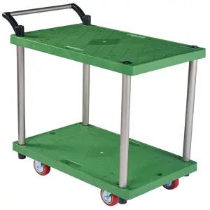 대차 플라스틱 2단 미니 적색바퀴