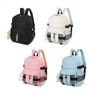 DF69 메쉬 포켓 캐주얼 여성 백팩 책가방 배낭 학생