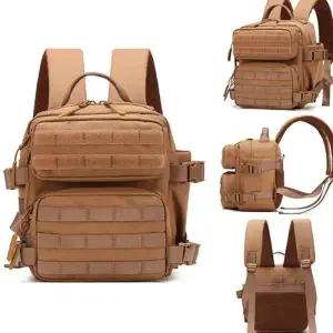 실용적인 아웃도어 백팩 다양한 수납 포켓 컴팩트한 사이즈 개성있는 패치장착 가능한 스포츠 가방