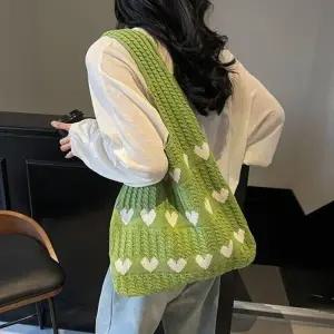 하트하트 네트백 니트가방 토트백