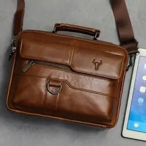 빈티지 가죽 캐주얼 크로스백 남성 숄더백 회사원 가방