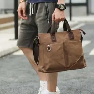 남성 직장인 출근룩 캐주얼 노트북 서류 가방 크로스백