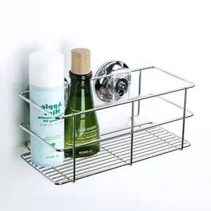 와이어 250선반 스텐 화장실수납 틈새정리대 샴푸걸이