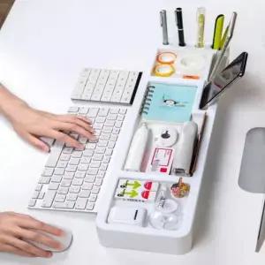 다용도 모니터 받침대 앞 정리수납 정리 선반 받침대