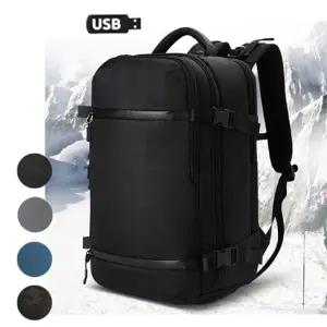 대용량 백팩 남성 여행용 직장인가방 허리벨트없음 여행 IDI USB