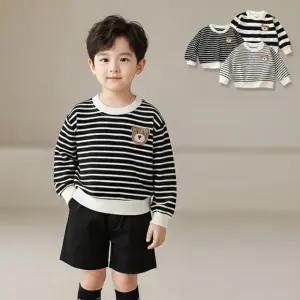 베이직베어 단가라 남아여아 긴팔 맨투맨 206056