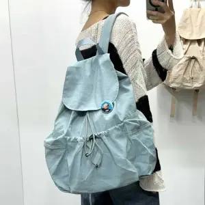 여행백팩 사이드 여성가방 포켓 가방 재질 여행용 책가방 가벼운백팩